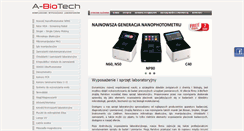 Desktop Screenshot of a-biotech.pl